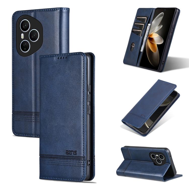 AZNS Magnetic Calf Texture Flip Leather Phone Case, For Honor 300 Ultra, For Honor 300 Pro, For Honor 300, For Honor Magic7 Pro