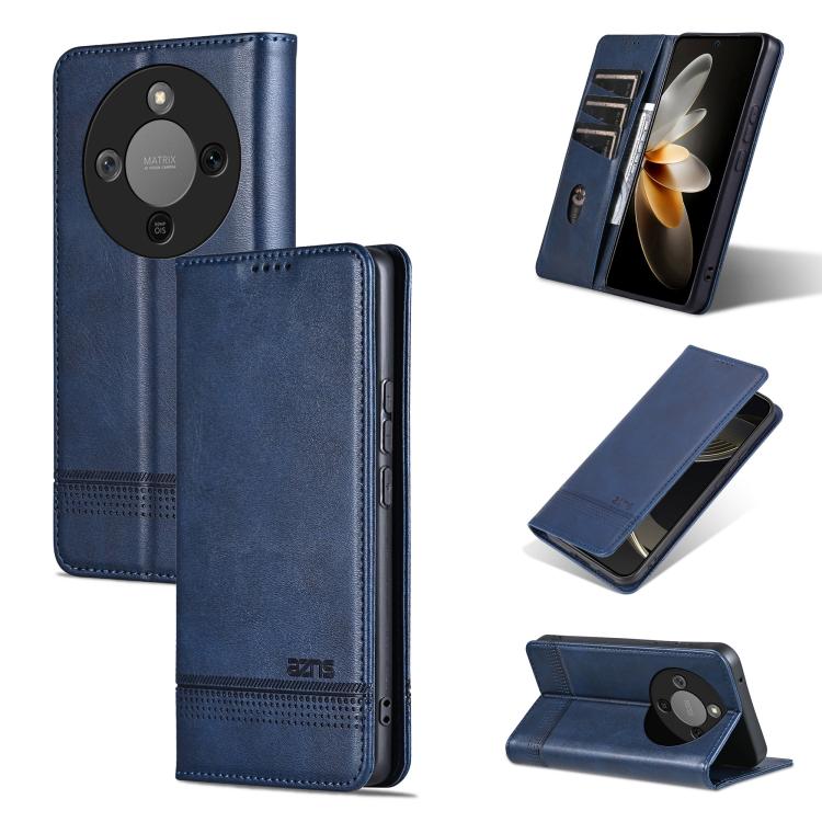 AZNS Magnetic Calf Texture Flip Leather Phone Case, For Honor 300 Ultra, For Honor 300 Pro, For Honor 300, For Honor Magic7 Pro