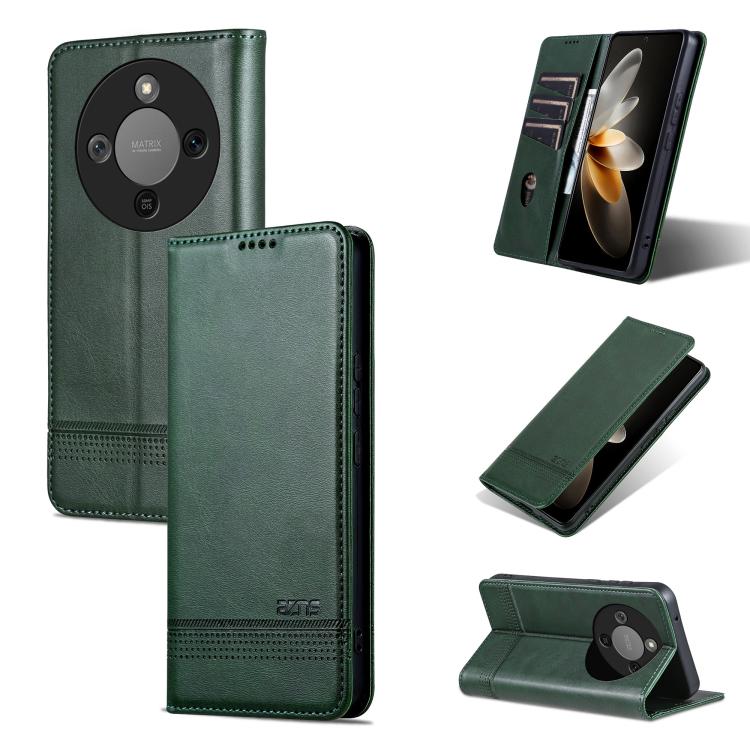 AZNS Magnetic Calf Texture Flip Leather Phone Case, For Honor 300 Ultra, For Honor 300 Pro, For Honor 300, For Honor Magic7 Pro