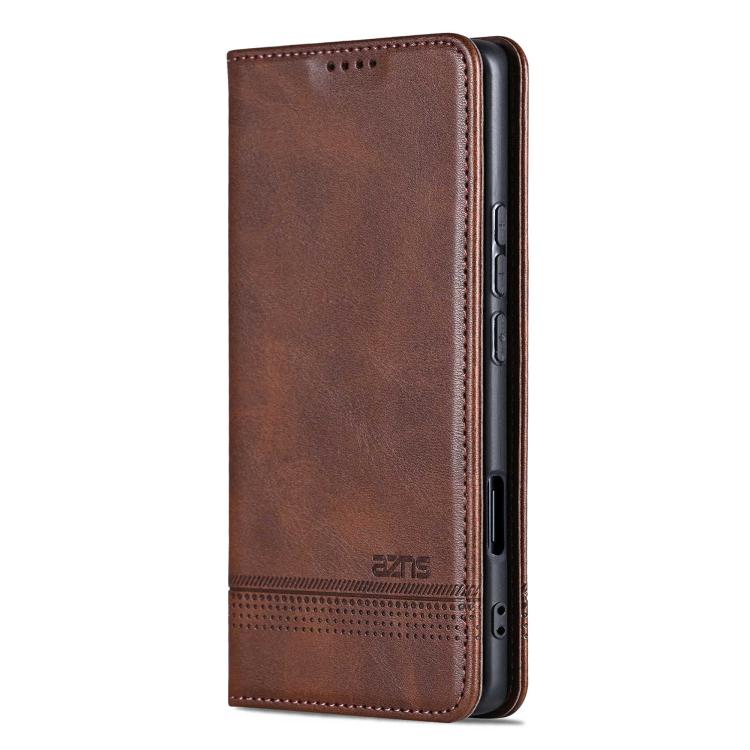 AZNS Magnetic Calf Texture Flip Leather Phone Case, For Honor 300 Ultra, For Honor 300 Pro, For Honor 300, For Honor Magic7 Pro