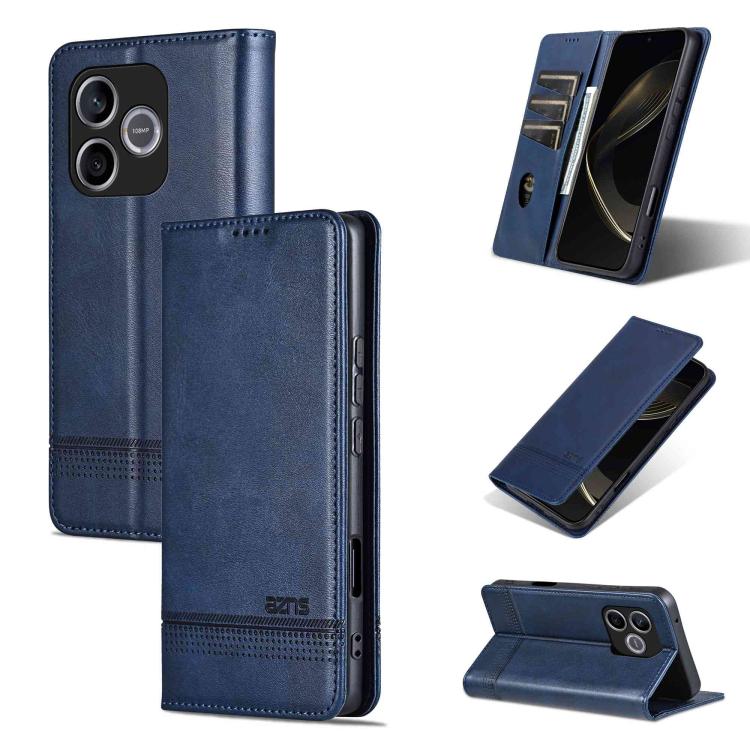 AZNS Magnetic Calf Texture Flip Leather Phone Case, For Honor 300 Ultra, For Honor 300 Pro, For Honor 300, For Honor Magic7 Pro