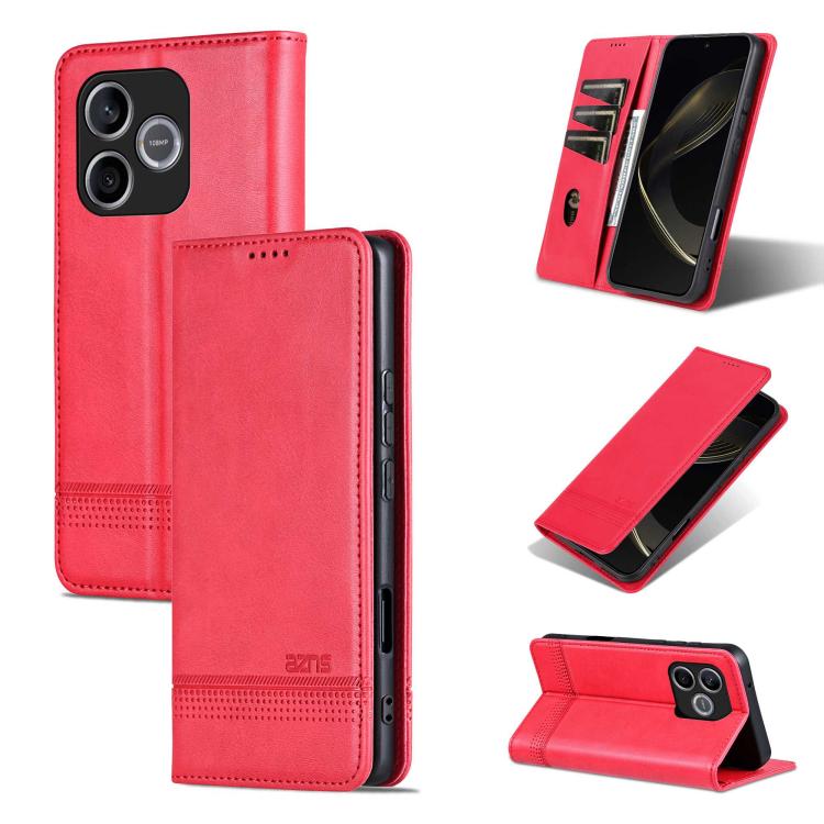 AZNS Magnetic Calf Texture Flip Leather Phone Case, For Honor 300 Ultra, For Honor 300 Pro, For Honor 300, For Honor Magic7 Pro
