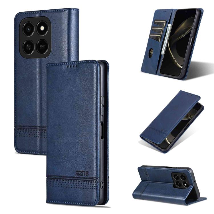 AZNS Magnetic Calf Texture Flip Leather Phone Case, For Honor 300 Ultra, For Honor 300 Pro, For Honor 300, For Honor Magic7 Pro