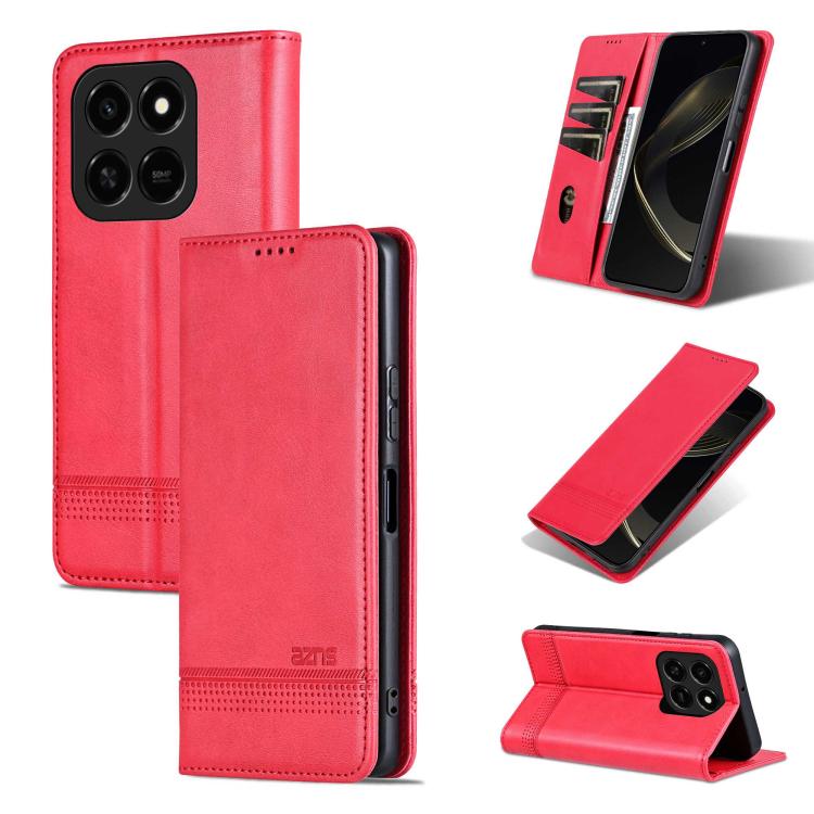 AZNS Magnetic Calf Texture Flip Leather Phone Case, For Honor 300 Ultra, For Honor 300 Pro, For Honor 300, For Honor Magic7 Pro