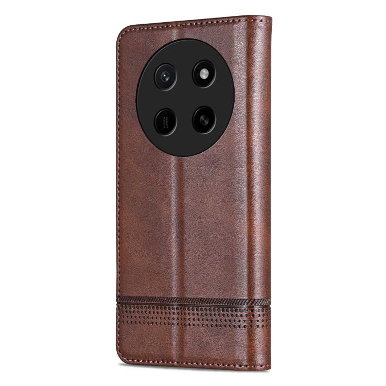 AZNS Magnetic Calf Texture Flip Leather Phone Case, For Honor X70 5G, For Honor 400 Pro 5G Global 160.8mm, For Honor Play 60, For Honor 400 Global 156.5mm