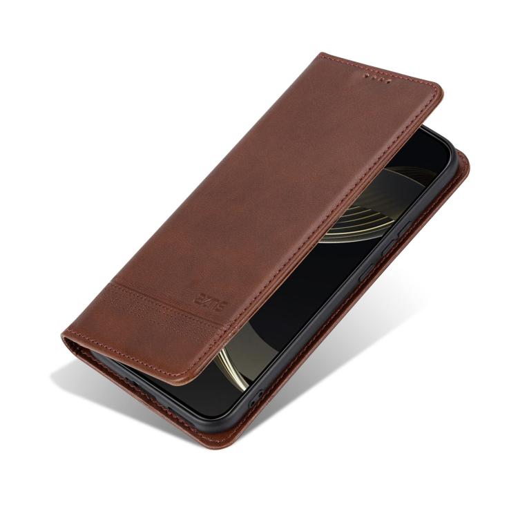 AZNS Magnetic Calf Texture Flip Leather Phone Case, For Honor X70 5G, For Honor 400 Pro 5G Global 160.8mm, For Honor Play 60, For Honor 400 Global 156.5mm
