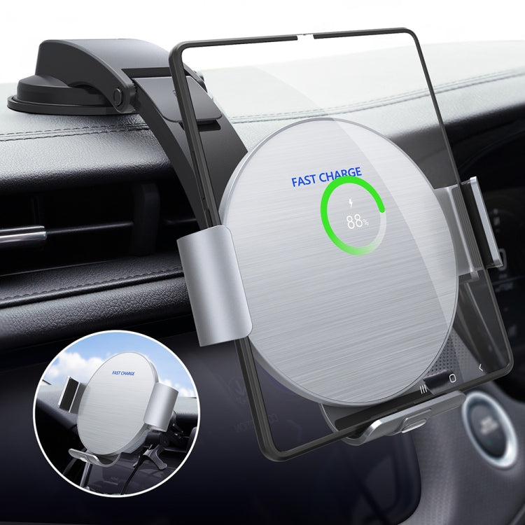 Dual Coil Car Phone Holder Wireless Charger, S9