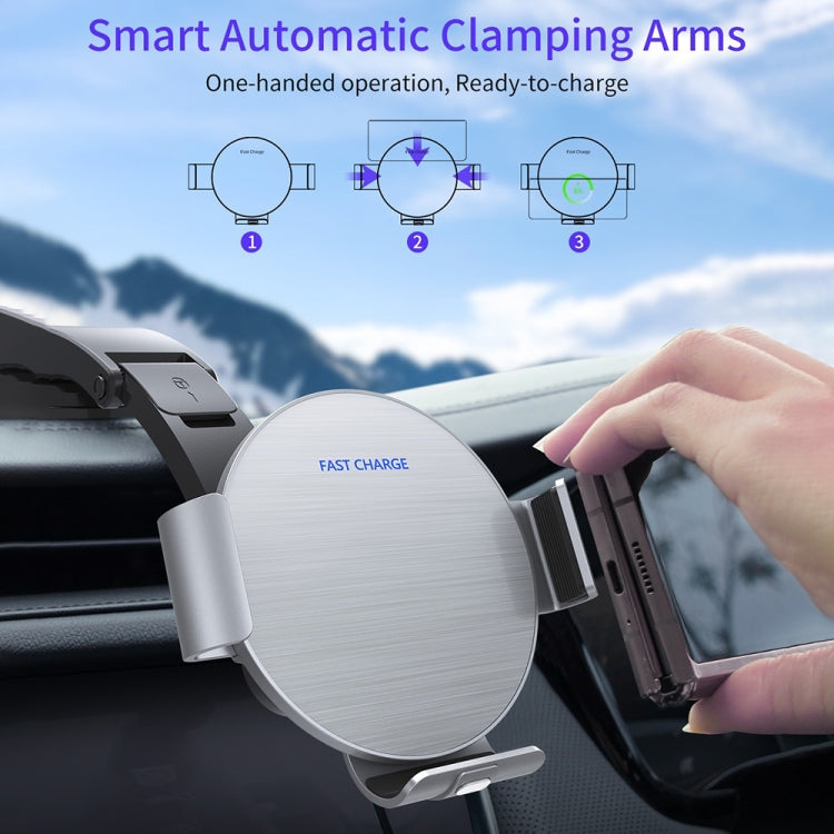 Dual Coil Car Phone Holder Wireless Charger, S9