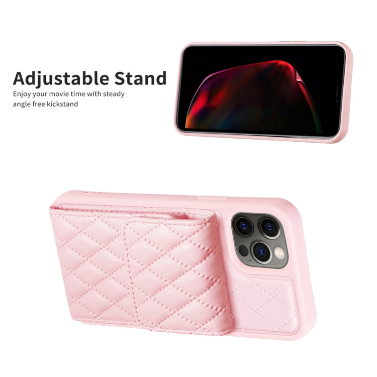 Vertical Wallet Rhombic Leather Phone Case, For iPhone 12 Pro Max, For iPhone 11, For iPhone 11 Pro, For iPhone 11 Pro Max