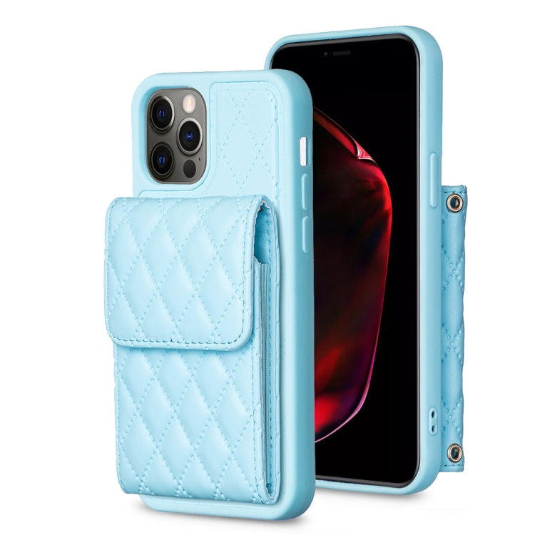 Vertical Wallet Rhombic Leather Phone Case, For iPhone 12 Pro Max, For iPhone 11, For iPhone 11 Pro, For iPhone 11 Pro Max