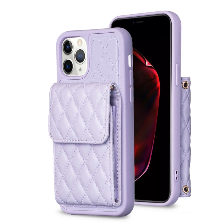 Vertical Wallet Rhombic Leather Phone Case, For iPhone 12 Pro Max, For iPhone 11, For iPhone 11 Pro, For iPhone 11 Pro Max