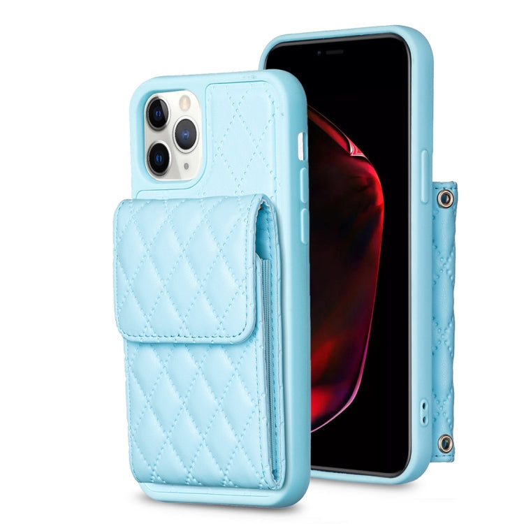 Vertical Wallet Rhombic Leather Phone Case, For iPhone 12 Pro Max, For iPhone 11, For iPhone 11 Pro, For iPhone 11 Pro Max
