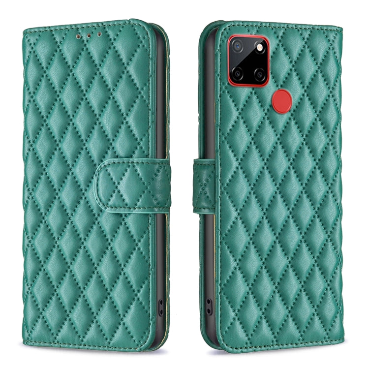 Diamond Lattice Wallet Flip Leather Phone Case, For Nokia C12, For Nokia C22, For Nokia C32, For Realme C33
