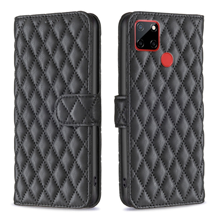 Diamond Lattice Wallet Flip Leather Phone Case, For Nokia C12, For Nokia C22, For Nokia C32, For Realme C33