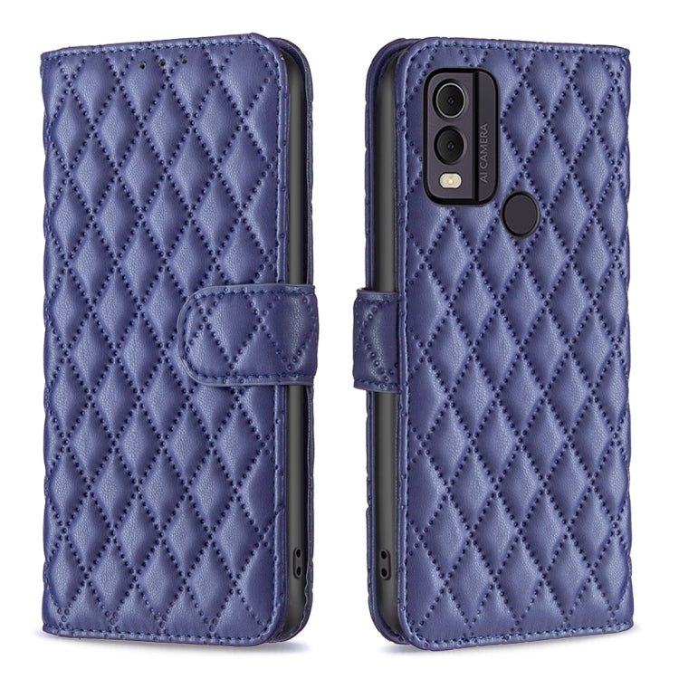 Diamond Lattice Wallet Flip Leather Phone Case, For Nokia C12, For Nokia C22, For Nokia C32, For Realme C33