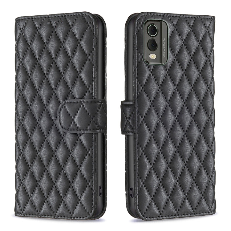 Diamond Lattice Wallet Flip Leather Phone Case, For Nokia C12, For Nokia C22, For Nokia C32, For Realme C33
