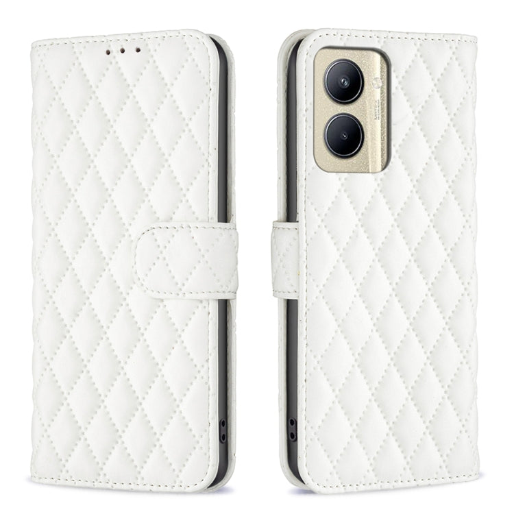 Diamond Lattice Wallet Flip Leather Phone Case, For Nokia C12, For Nokia C22, For Nokia C32, For Realme C33
