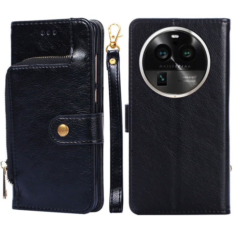 Zipper Bag Leather Phone Case, For Motorola Moto G Power 2023, For OPPO Find X6 5G, For OPPO Find X6 Pro 5G, For Realme C55 4G, For Realme GT Neo5, For Realme V30 5G / V30T