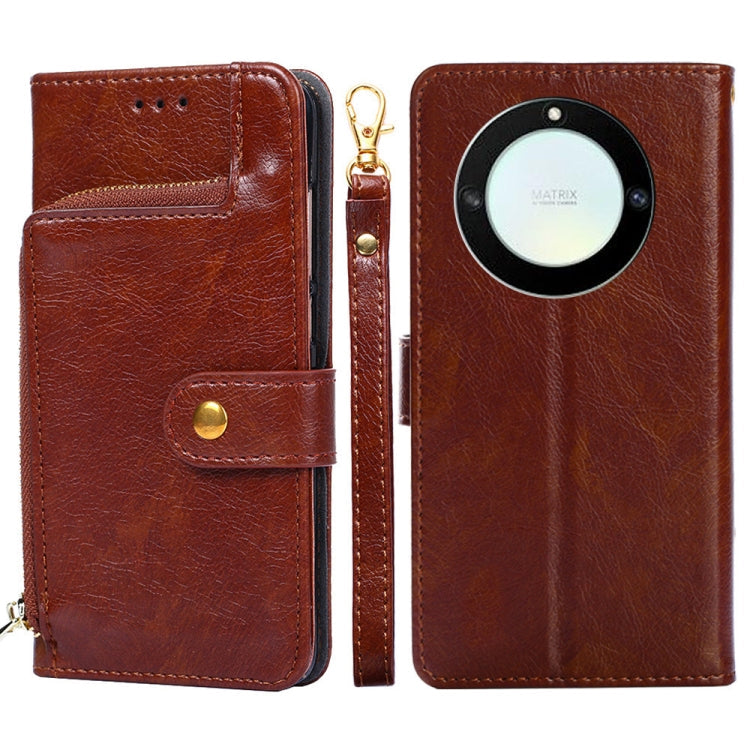 Zipper Bag Leather Phone Case, For Tecno Camon 19 / 19 Pro, For Tecno Pop 6 Pro, For Tecno Pova 4 Pro, For vivo S16e, For vivo Y100 5G, For Xiaomi Redmi Note 12 4G Global