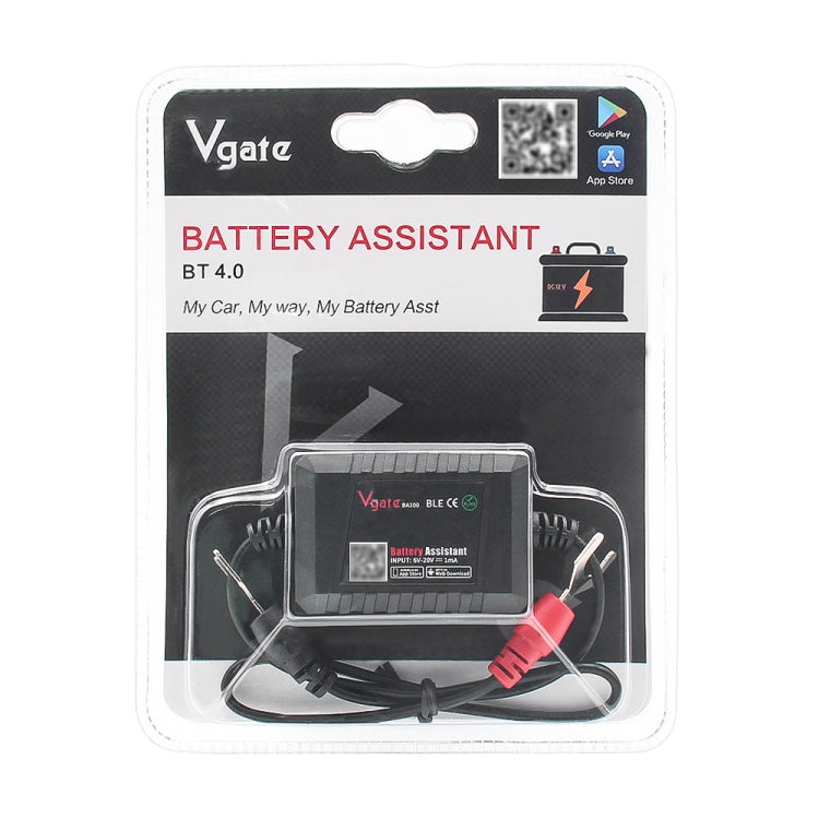 Vgate BA100 Car 12V Bluetooth 4.0 Battery Assistant Analyzer Tester, Vgate BA100