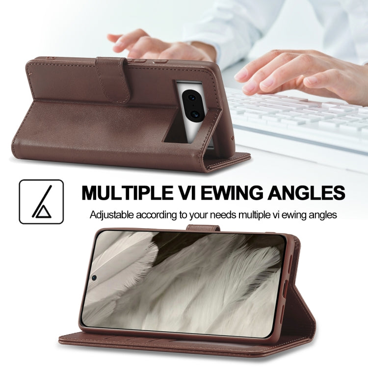 LC.IMEEKE Calf Texture Flip Leather Phone Case, For Google Pixel 7a, For Google Pixel 6a