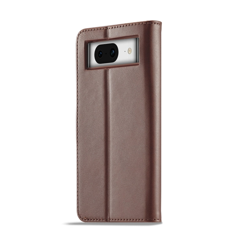 LC.IMEEKE Calf Texture Flip Leather Phone Case, For Google Pixel 7a, For Google Pixel 6a