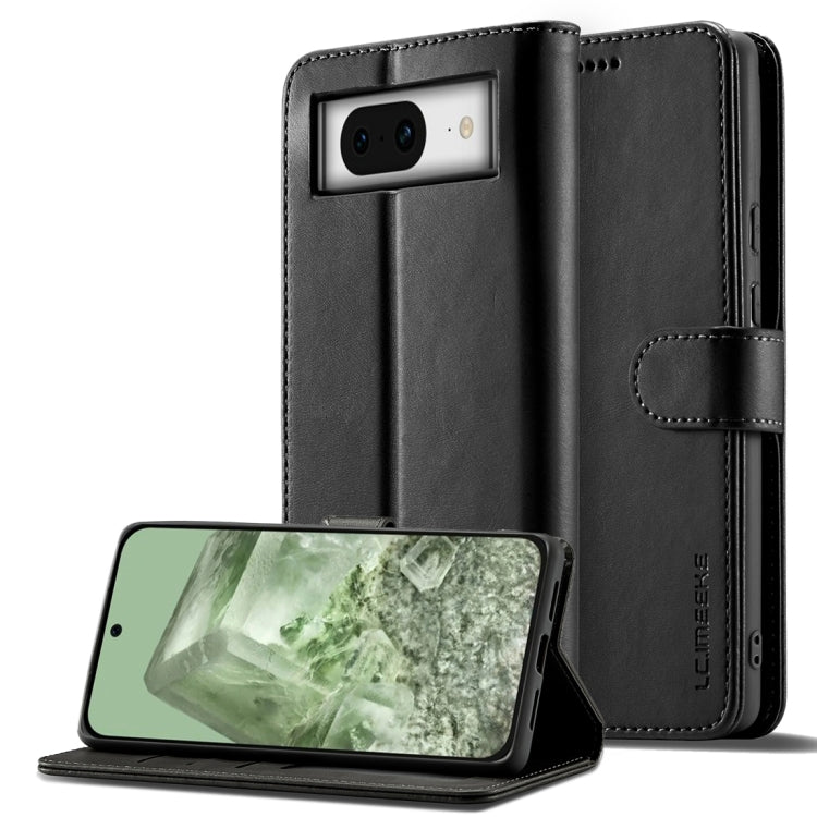 LC.IMEEKE Calf Texture Flip Leather Phone Case, For Google Pixel 7a, For Google Pixel 6a
