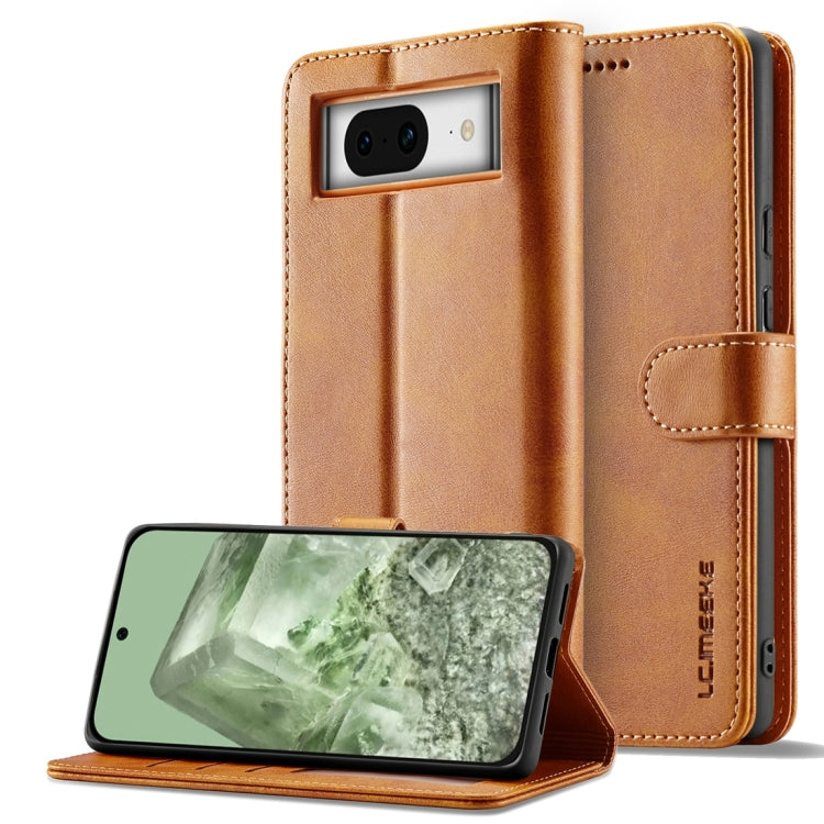 LC.IMEEKE Calf Texture Flip Leather Phone Case, For Google Pixel 7a, For Google Pixel 6a