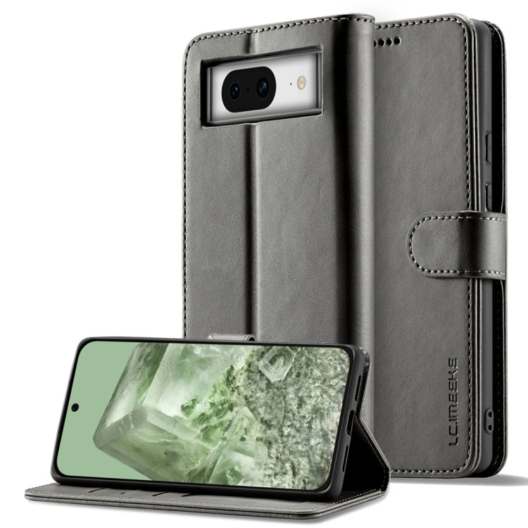 LC.IMEEKE Calf Texture Flip Leather Phone Case, For Google Pixel 7a, For Google Pixel 6a