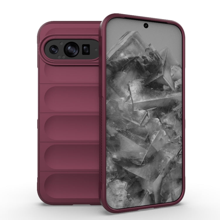 Magic Shield TPU + Flannel Phone Case, For Google Pixel 9 5G Global, For Google Pixel 8 Pro 5G