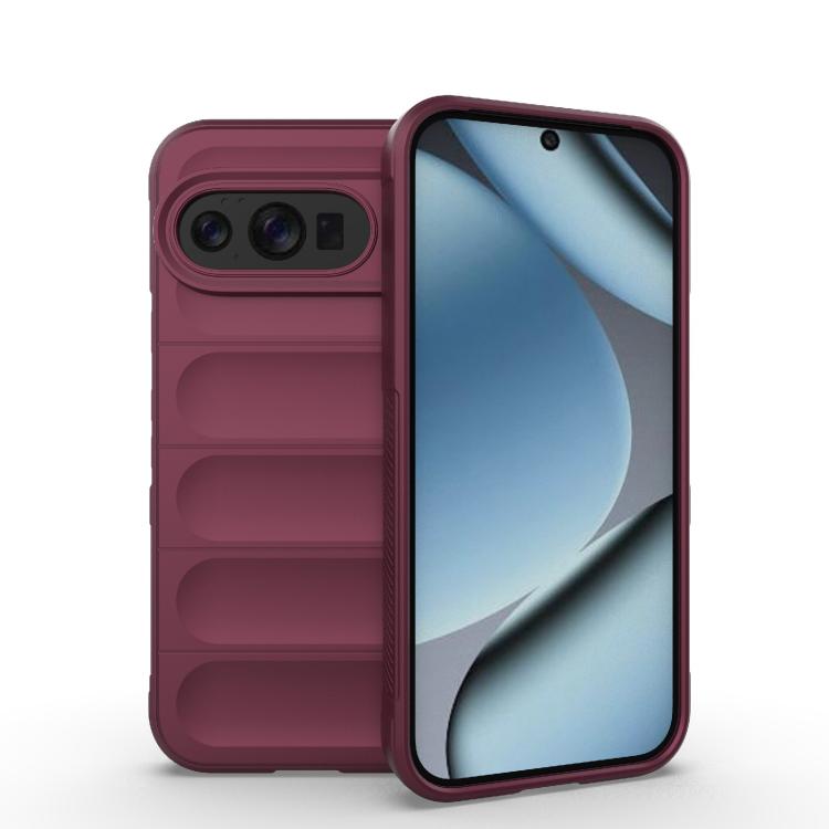 Magic Shield TPU + Flannel Phone Case, For Google Pixel 9 5G Global, For Google Pixel 8 Pro 5G