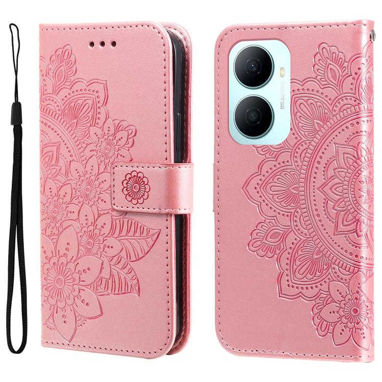Seven-petal Flowers Embossing Leather Phone Case, For Huawei nova 15 Pro / nova 15 Ultra, For Huawei Mate 70 Air 5G, For Huawei nova 14 Lite, For Huawei Maimang 40 5G