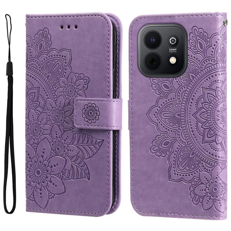 Seven-petal Flowers Embossing Leather Phone Case, For Huawei Enjoy 80 Plus, For Huawei nova 15 Pro / nova 15 Ultra, For Huawei Mate 70 Air 5G, For Huawei nova 14 Lite