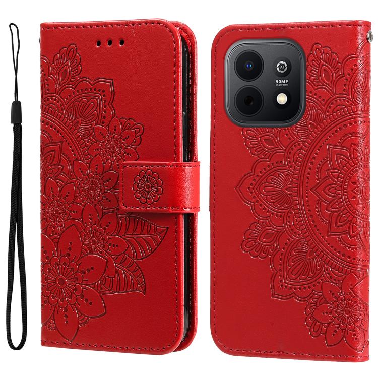 Seven-petal Flowers Embossing Leather Phone Case, For Huawei Enjoy 80 Plus, For Huawei nova 15 Pro / nova 15 Ultra, For Huawei Mate 70 Air 5G, For Huawei nova 14 Lite