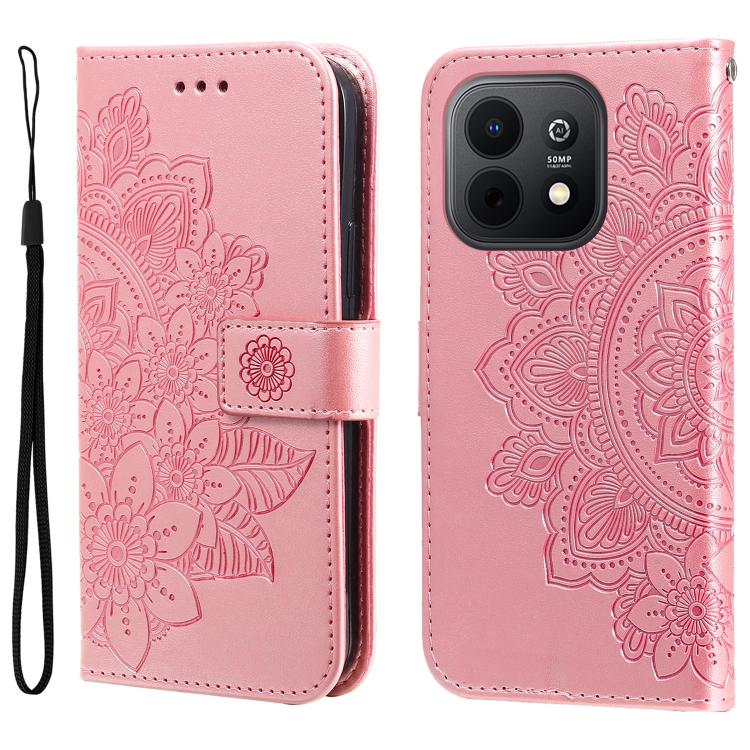 Seven-petal Flowers Embossing Leather Phone Case, For Huawei Enjoy 80 Plus, For Huawei nova 15 Pro / nova 15 Ultra, For Huawei Mate 70 Air 5G, For Huawei nova 14 Lite