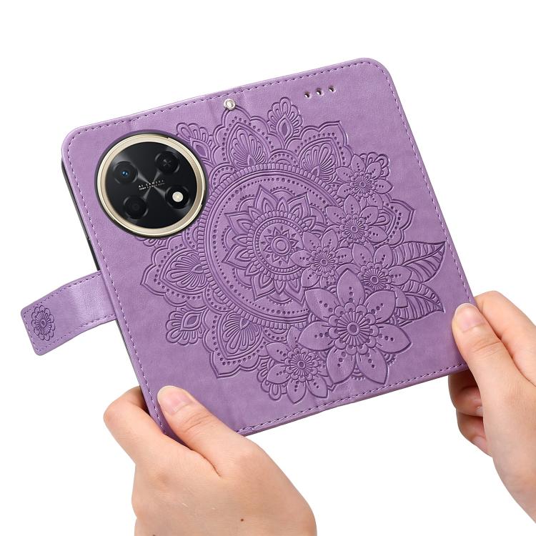 Seven-petal Flowers Embossing Leather Phone Case, For Huawei Enjoy 80 Plus, For Huawei nova 15 Pro / nova 15 Ultra, For Huawei Mate 70 Air 5G, For Huawei nova 14 Lite