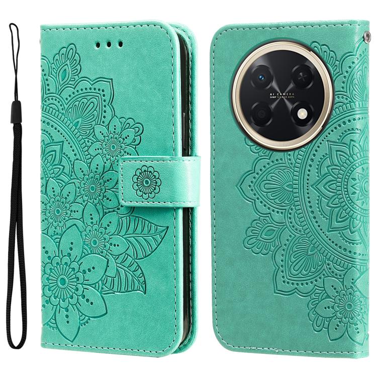 Seven-petal Flowers Embossing Leather Phone Case, For Huawei Enjoy 80 Plus, For Huawei nova 15 Pro / nova 15 Ultra, For Huawei Mate 70 Air 5G, For Huawei nova 14 Lite