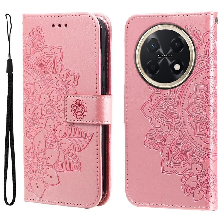 Seven-petal Flowers Embossing Leather Phone Case, For Huawei Enjoy 80 Plus, For Huawei nova 15 Pro / nova 15 Ultra, For Huawei Mate 70 Air 5G, For Huawei nova 14 Lite