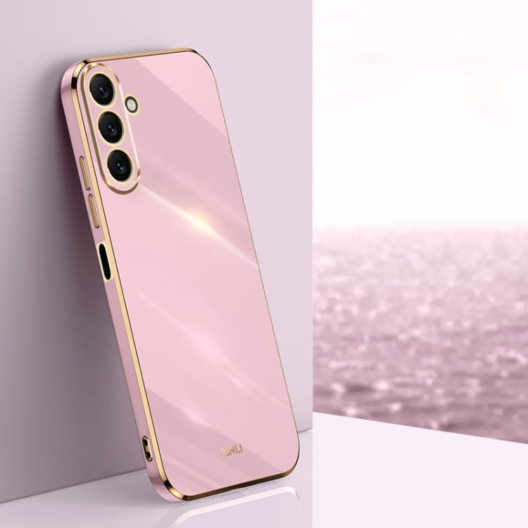 XINLI Straight Edge 6D Electroplate TPU Phone Case, For Samsung Galaxy A25 5G, For Samsung Galaxy S23 FE 5G, For Samsung Galaxy M54 5G