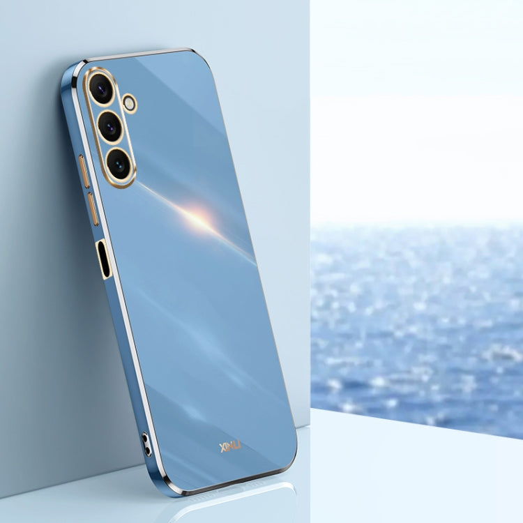XINLI Straight Edge 6D Electroplate TPU Phone Case, For Samsung Galaxy A25 5G, For Samsung Galaxy S23 FE 5G, For Samsung Galaxy M54 5G