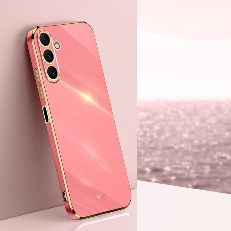 XINLI Straight Edge 6D Electroplate TPU Phone Case, For Samsung Galaxy A25 5G, For Samsung Galaxy S23 FE 5G, For Samsung Galaxy M54 5G