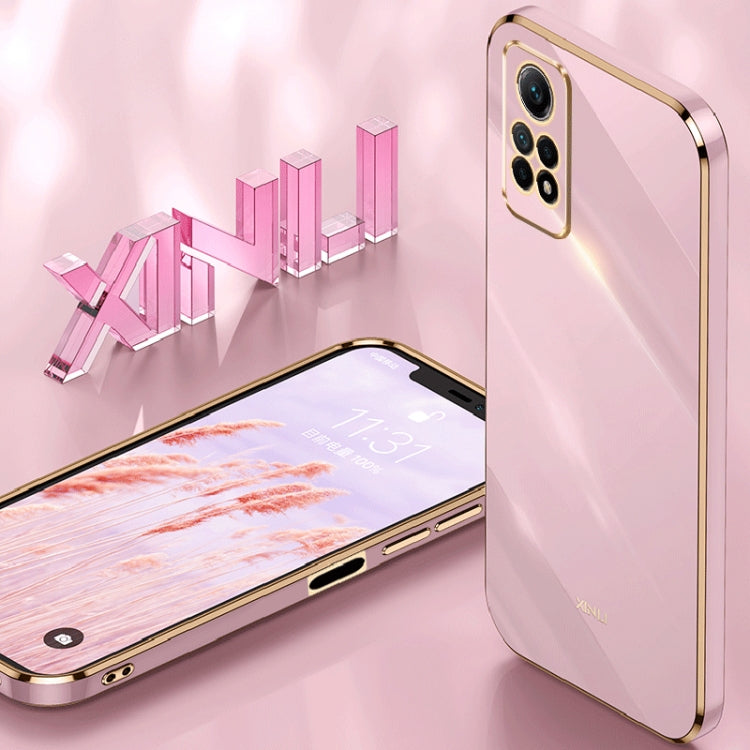 XINLI Straight Edge 6D Electroplate TPU Phone Case, For Xiaomi Redmi Note 12 Pro 4G, For Xiaomi Redmi Note 12 Turbo, For Xiaomi Civi 3 5G
