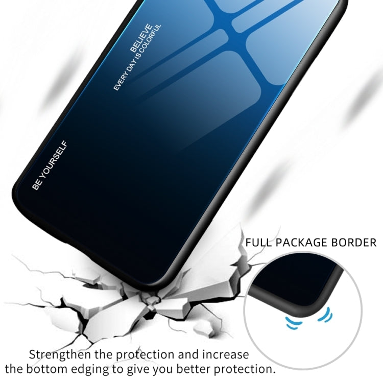 Gradient Color Glass Phone Case, For Xiaomi Redmi Note 12 Turbo