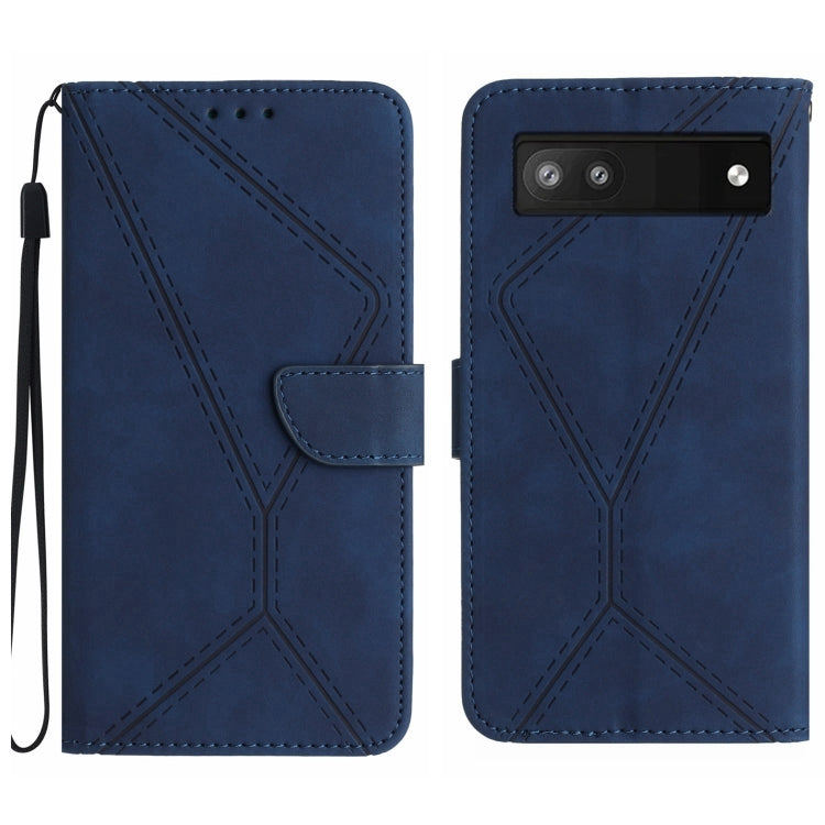 Stitching Embossed Leather Phone Case, For Google Pixel 6 Pro, For Google Pixel 6a