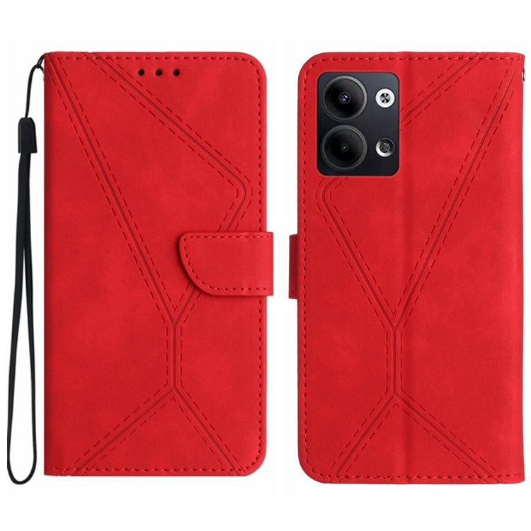 Stitching Embossed Leather Phone Case, For OPPO Reno8 T 4G, For OPPO Reno8 T 5G/A1 Pro 5G, For OPPO Reno9/Reno9 Pro 5G, For OPPO Reno9 Pro+