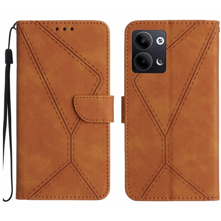 Stitching Embossed Leather Phone Case, For OPPO Reno8 T 4G, For OPPO Reno8 T 5G/A1 Pro 5G, For OPPO Reno9/Reno9 Pro 5G, For OPPO Reno9 Pro+