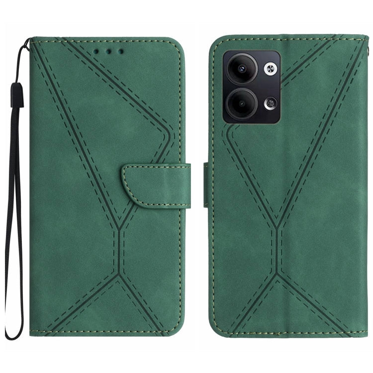 Stitching Embossed Leather Phone Case, For OPPO Reno8 T 4G, For OPPO Reno8 T 5G/A1 Pro 5G, For OPPO Reno9/Reno9 Pro 5G, For OPPO Reno9 Pro+