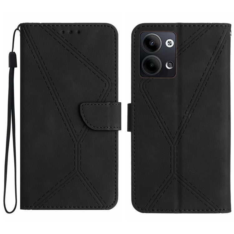 Stitching Embossed Leather Phone Case, For OPPO Reno8 T 4G, For OPPO Reno8 T 5G/A1 Pro 5G, For OPPO Reno9/Reno9 Pro 5G, For OPPO Reno9 Pro+
