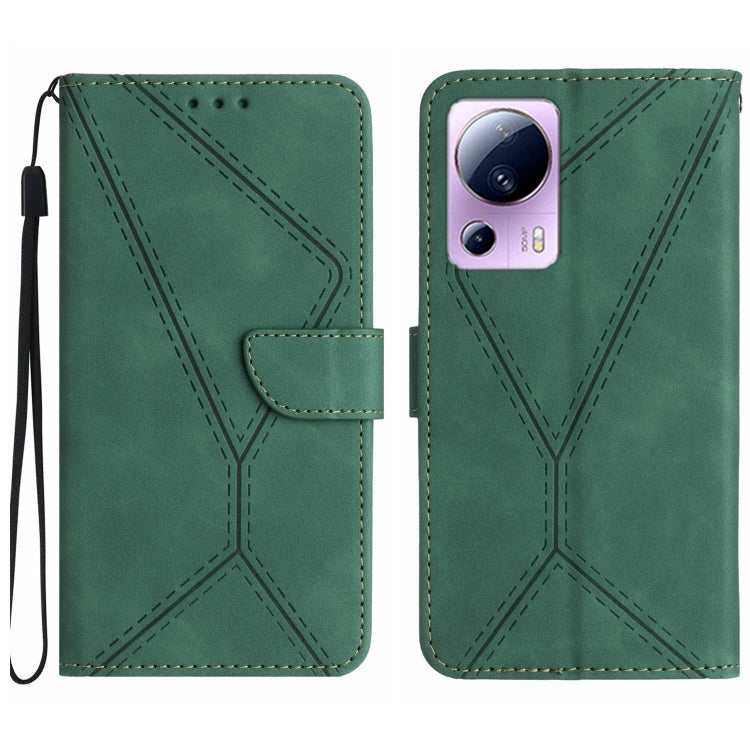 Stitching Embossed Leather Phone Case, For Xiaomi 13 Lite, For Xiaomi 13 Pro, For Xiaomi 13, For Xiaomi 12T / 12T Pro