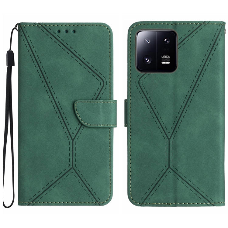 Stitching Embossed Leather Phone Case, For Xiaomi 13 Lite, For Xiaomi 13 Pro, For Xiaomi 13, For Xiaomi 12T / 12T Pro